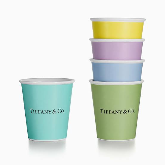 Vasos Tiffany 5pzs